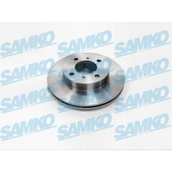 Jeu de 2 disques de frein avant SAMKO D1321V pour BMW X5 1.3 - 75cv