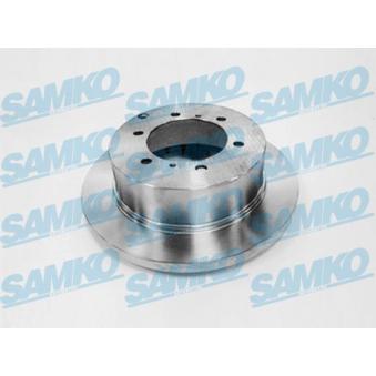 Jeu de 2 disques de frein arrière SAMKO [D1331P]