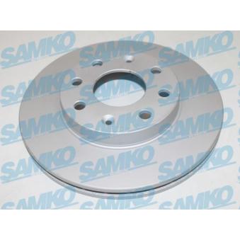 Jeu de 2 disques de frein avant SAMKO OEM 96471274