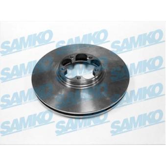 Jeu de 2 disques de frein avant SAMKO OEM YC1W1125B1B