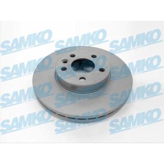 Jeu de 2 disques de frein avant SAMKO F1004V pour RENAULT MASTER 1.9 TDI - 110cv