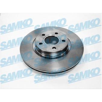 Jeu de 2 disques de frein avant SAMKO F1012V pour KIA EV4 2.0 TDCi - 110cv
