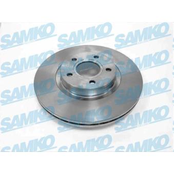 Jeu de 2 disques de frein avant SAMKO F1012VR pour KIA EV4 2.0 TDCi - 110cv