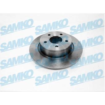 Jeu de 2 disques de frein arrière SAMKO F1014P pour DODGE RAM 2500 1.8 TDCi - 110cv