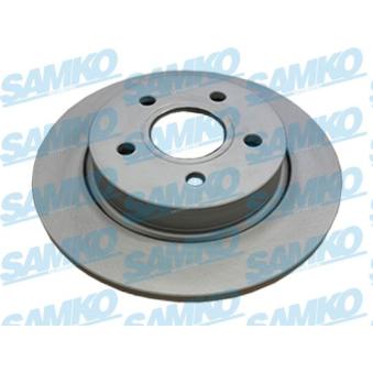 Jeu de 2 disques de frein arrière SAMKO OEM 1704765