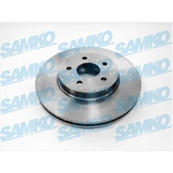 Jeu de 2 disques de frein avant SAMKO F1031V pour MERCEDES-BENZ CLE 1.8 16V - 110cv