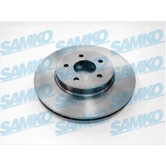 Jeu de 2 disques de frein avant SAMKO F1031VR pour MERCEDES-BENZ CLE 1.8 16V - 110cv