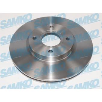Jeu de 2 disques de frein avant SAMKO F1034V pour CITROEN C5 1.6 Ti - 105cv