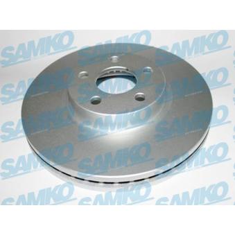 Jeu de 2 disques de frein avant SAMKO F1044VR pour FORD S-MAX 1.5 EcoBoost - 160cv