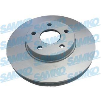 Jeu de 2 disques de frein avant SAMKO [F1067VR]