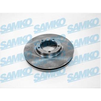 Jeu de 2 disques de frein avant SAMKO F1601V pour FORD TRANSIT 2.5 DI - 69cv