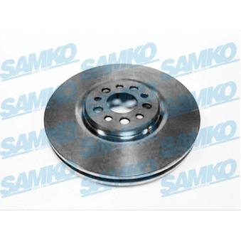 Jeu de 2 disques de frein avant SAMKO F2008V pour CITROEN C8 3.0 V6 - 204cv