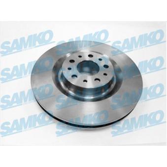 Jeu de 2 disques de frein avant SAMKO OEM 51897455