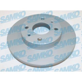 Jeu de 2 disques de frein arrière SAMKO OEM 0000060811879