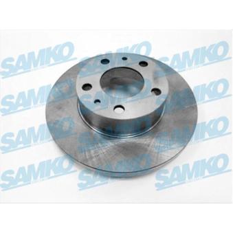Jeu de 2 disques de frein avant SAMKO F2151P pour TOYOTA COROLLA 2.0 bivalent - 110cv