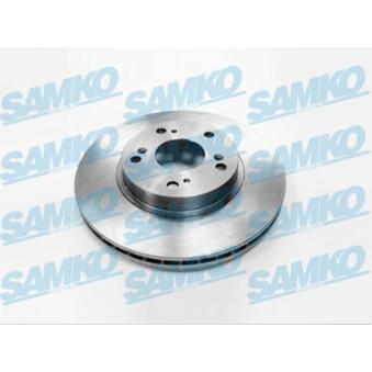 Jeu de 2 disques de frein avant SAMKO H1015V pour AUDI TT 1.6 i - 110cv