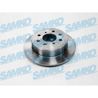 Jeu de 2 disques de frein arrière SAMKO [H1471P]
