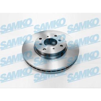 Jeu de 2 disques de frein avant SAMKO H1493V pour HONDA ACCORD 2.0 i - 147cv