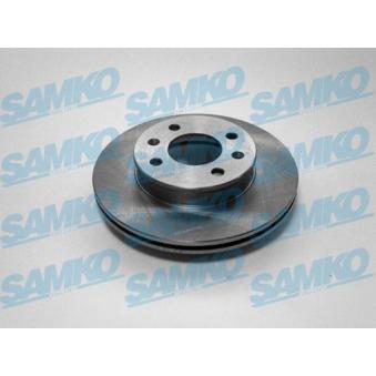 Jeu de 2 disques de frein avant SAMKO H2012V pour FORD TRANSIT 1.5 CRDi GLS - 110cv