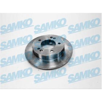 Jeu de 2 disques de frein arrière SAMKO [H2020P]