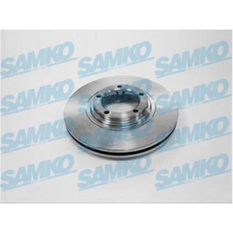 Jeu de 2 disques de frein avant SAMKO H2021V pour ALFA ROMEO SPIDER 2.5 CRDi - 110cv
