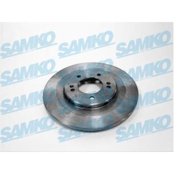 Jeu de 2 disques de frein arrière SAMKO [H2027P]