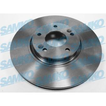 Jeu de 2 disques de frein avant SAMKO H2029V pour MERCEDES-BENZ CLASSE E 2.0 - 170cv