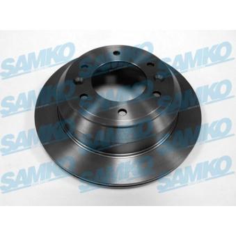 Jeu de 2 disques de frein arrière SAMKO H2032V pour AUDI 100 2.5 CRDi - 110cv