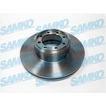 Jeu de 2 disques de frein arrière SAMKO OEM 2996043