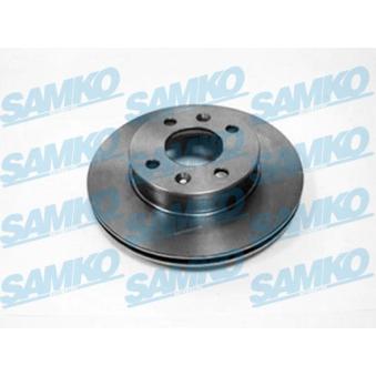 Jeu de 2 disques de frein avant SAMKO K2001V pour AUDI A3 1.0 - 61cv