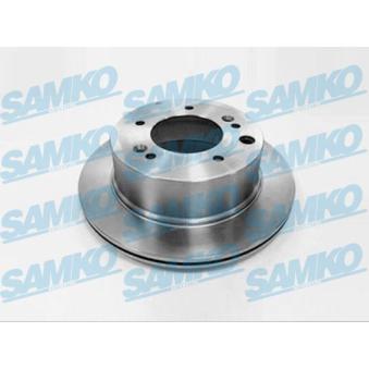 Jeu de 2 disques de frein arrière SAMKO [K2004V]