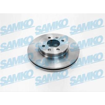 Jeu de 2 disques de frein avant SAMKO K2014V pour LANCIA THESIS 1.5 CRDi - 110cv