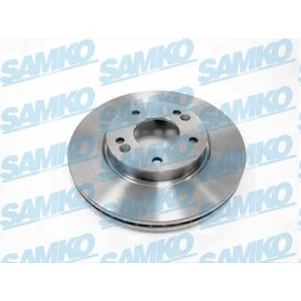 Jeu de 2 disques de frein avant SAMKO K2016VR pour KIA CEED 1.4 - 109cv