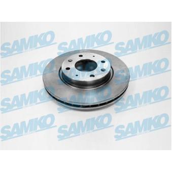 Jeu de 2 disques de frein avant SAMKO K2018V pour KIA CERATO 1.6 CRDi - 115cv