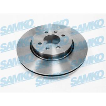 Jeu de 2 disques de frein avant SAMKO OEM S517121W050