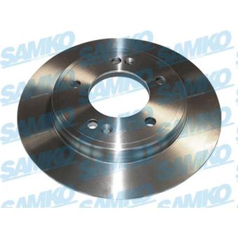 Jeu de 2 disques de frein arrière SAMKO [K2039P]