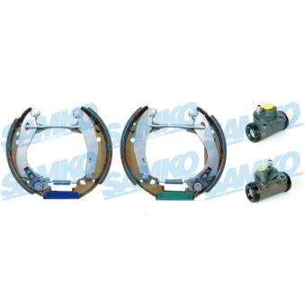 Jeu de mâchoires de frein SAMKO [KEG080]