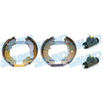 Jeu de mâchoires de frein SAMKO KEG321 pour FORD TRANSIT 2.5 DI - 80cv