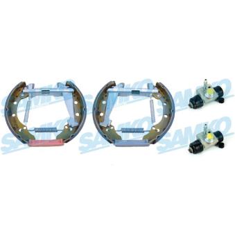 Jeu de mâchoires de frein SAMKO KEG407 pour RENAULT DUSTER 1.9 TDI - 110cv