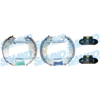 Jeu de mâchoires de frein SAMKO KEG421 pour FIAT MAREA 1.6 - 103cv