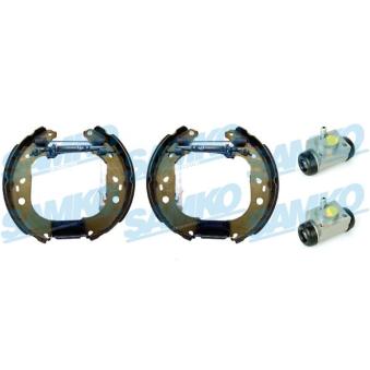 Jeu de mâchoires de frein SAMKO KEG544 pour AUDI A5 2.0 TDCi - 110cv