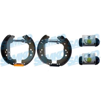 Jeu de mâchoires de frein SAMKO KEG616 pour AUDI COUPE 1.8 TDCi - 110cv