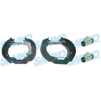 Jeu de mâchoires de frein SAMKO KEG844 pour AUDI COUPE 1.8 TDCi - 110cv