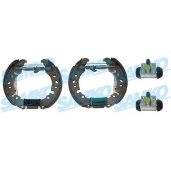 Jeu de mâchoires de frein SAMKO KEG850 pour FORD FIESTA 1,0 EcoBoost mHEV - 125cv