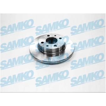 Jeu de 2 disques de frein avant SAMKO L1031P pour LADA SAMARA 1300 - 65cv