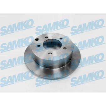 Jeu de 2 disques de frein arrière SAMKO M1023P pour MITSUBISHI LANCER 2.0 DI-D - 140cv