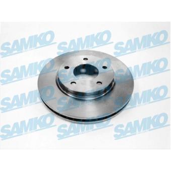 Jeu de 2 disques de frein avant SAMKO M1024V pour RENAULT MASTER 2.0 DI-D - 140cv