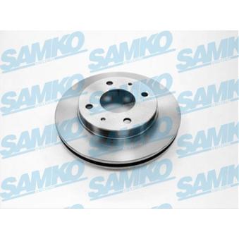 Jeu de 2 disques de frein avant SAMKO M1403V pour CADILLAC SRX 2.0 - 109cv