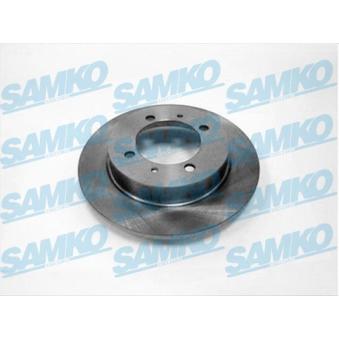 Jeu de 2 disques de frein arrière SAMKO M1610PR pour MITSUBISHI SPACE 1.8 GDI - 122cv