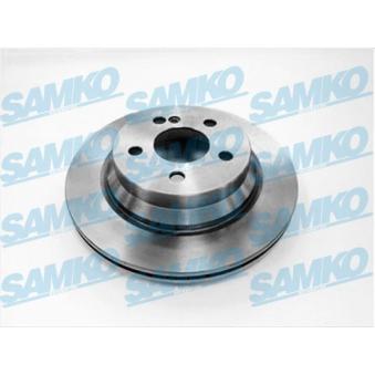 Jeu de 2 disques de frein arrière SAMKO M2002V pour MINI MINI PACEMAN E 300 - 252cv